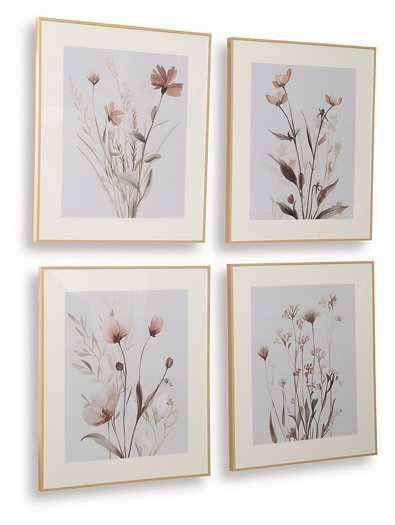 Chettings Wall Art (Set of 4) - Holmwood's Furniture & Design Center (Somersworth, NH)