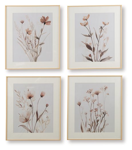 Chettings Wall Art (Set of 4) - Holmwood's Furniture & Design Center (Somersworth, NH)