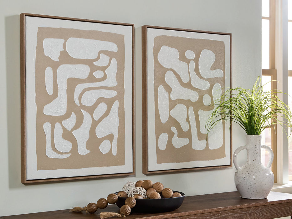 Waldett Wall Art (Set of 2) - Holmwood's Furniture & Design Center (Somersworth, NH)