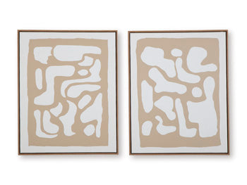 Waldett Wall Art (Set of 2) - Holmwood's Furniture & Design Center (Somersworth, NH)
