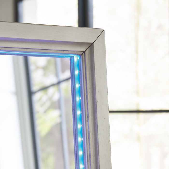 Evesen Floor Standing Mirror/Storage - Holmwood's Furniture & Design Center (Somersworth, NH)