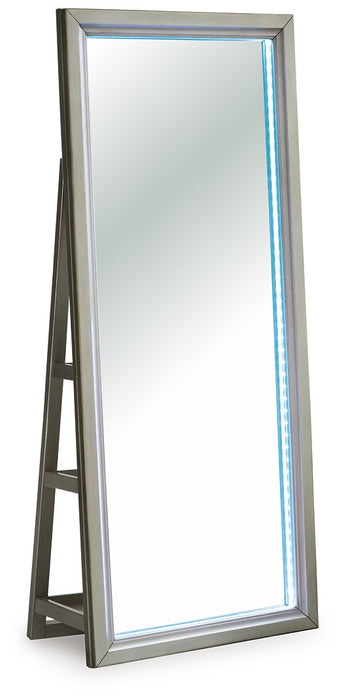 Evesen Floor Standing Mirror/Storage - Holmwood's Furniture & Design Center (Somersworth, NH)