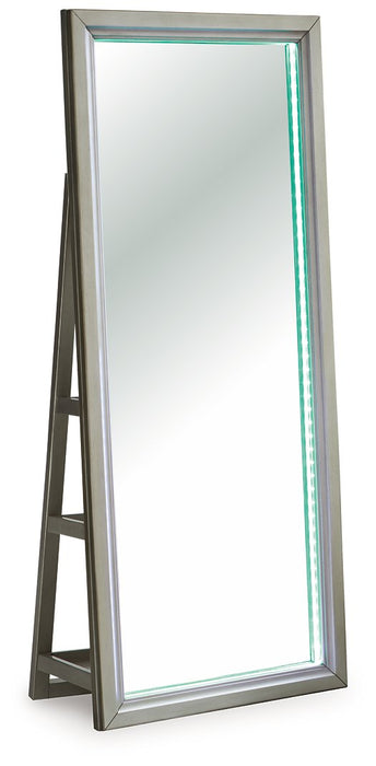 Evesen Floor Standing Mirror/Storage - Holmwood's Furniture & Design Center (Somersworth, NH)