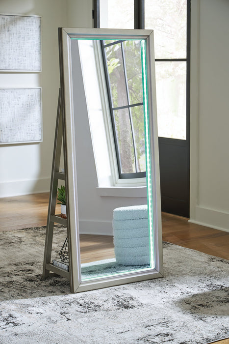 Evesen Floor Standing Mirror/Storage - Holmwood's Furniture & Design Center (Somersworth, NH)