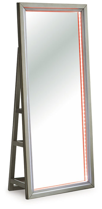 Evesen Floor Standing Mirror/Storage - Holmwood's Furniture & Design Center (Somersworth, NH)