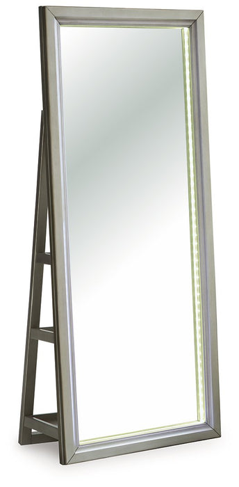 Evesen Floor Standing Mirror/Storage - Holmwood's Furniture & Design Center (Somersworth, NH)