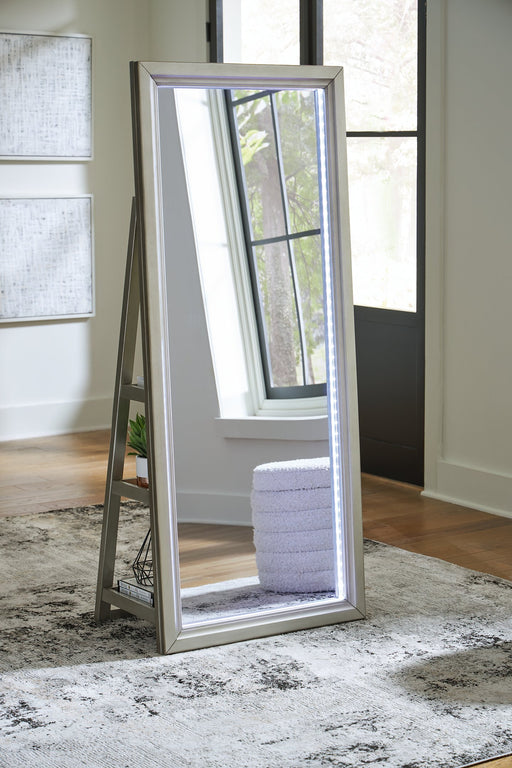 Evesen Floor Standing Mirror/Storage - Holmwood's Furniture & Design Center (Somersworth, NH)