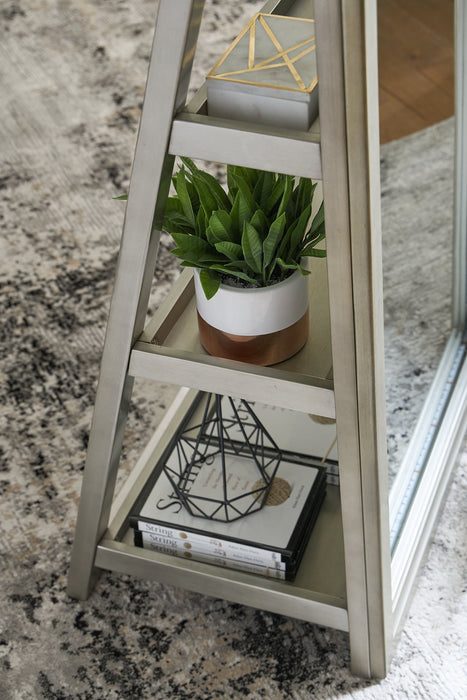 Evesen Floor Standing Mirror/Storage - Holmwood's Furniture & Design Center (Somersworth, NH)