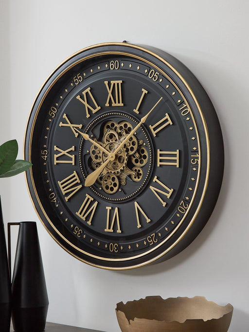Dairton Wall Clock - Holmwood's Furniture & Design Center (Somersworth, NH)