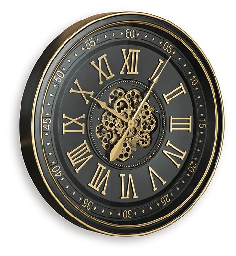 Dairton Wall Clock - Holmwood's Furniture & Design Center (Somersworth, NH)