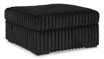 Midnight-Madness Oversized Accent Ottoman - Holmwood's Furniture & Design Center (Somersworth, NH)