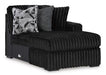 Midnight-Madness Sectional Sofa with Chaise - Holmwood's Furniture & Design Center (Somersworth, NH)