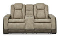 Next-Gen DuraPella Power Reclining Loveseat with Console - Holmwood's Furniture & Design Center (Somersworth, NH)