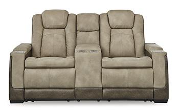 Next-Gen DuraPella Power Reclining Loveseat with Console - Holmwood's Furniture & Design Center (Somersworth, NH)