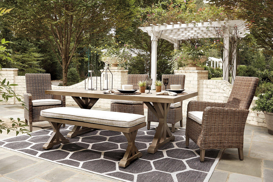 Beachcroft Outdoor Dining Set - Holmwood's Furniture & Design Center (Somersworth, NH)