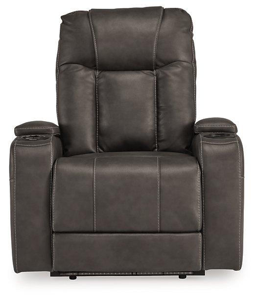 Feazada Power Recliner - Holmwood's Furniture & Design Center (Somersworth, NH)