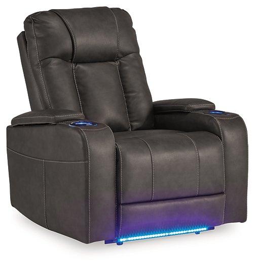 Feazada Power Recliner - Holmwood's Furniture & Design Center (Somersworth, NH)