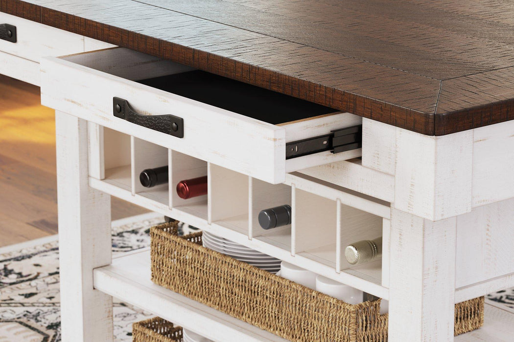 Valebeck Counter Height Dining Table - Holmwood's Furniture & Design Center (Somersworth, NH)