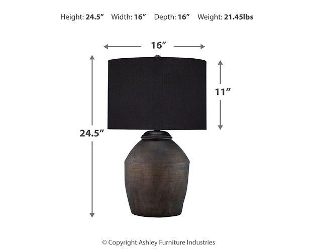 Naareman Lamp Set - Holmwood's Furniture & Design Center (Somersworth, NH)
