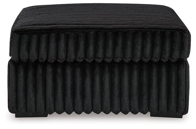 Midnight-Madness Oversized Accent Ottoman - Holmwood's Furniture & Design Center (Somersworth, NH)