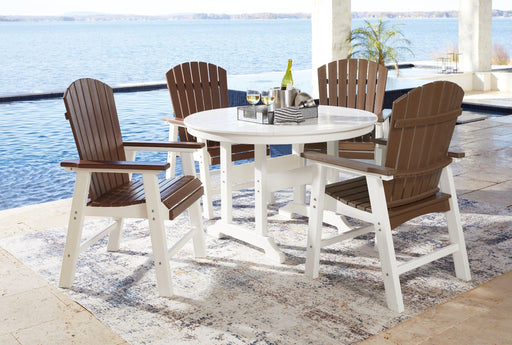 Genesis Bay Outdoor Dining Set - Holmwood's Furniture & Design Center (Somersworth, NH)