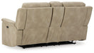 Next-Gen DuraPella Power Reclining Loveseat with Console - Holmwood's Furniture & Design Center (Somersworth, NH)
