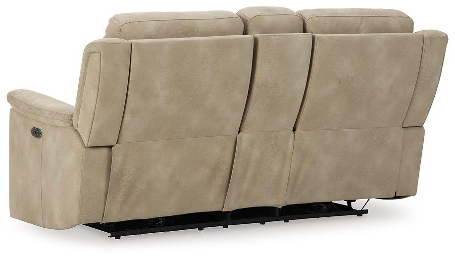 Next-Gen DuraPella Power Reclining Loveseat with Console - Holmwood's Furniture & Design Center (Somersworth, NH)