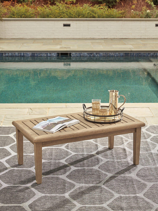 Gerianne Outdoor Occasional Table Set - Holmwood's Furniture & Design Center (Somersworth, NH)