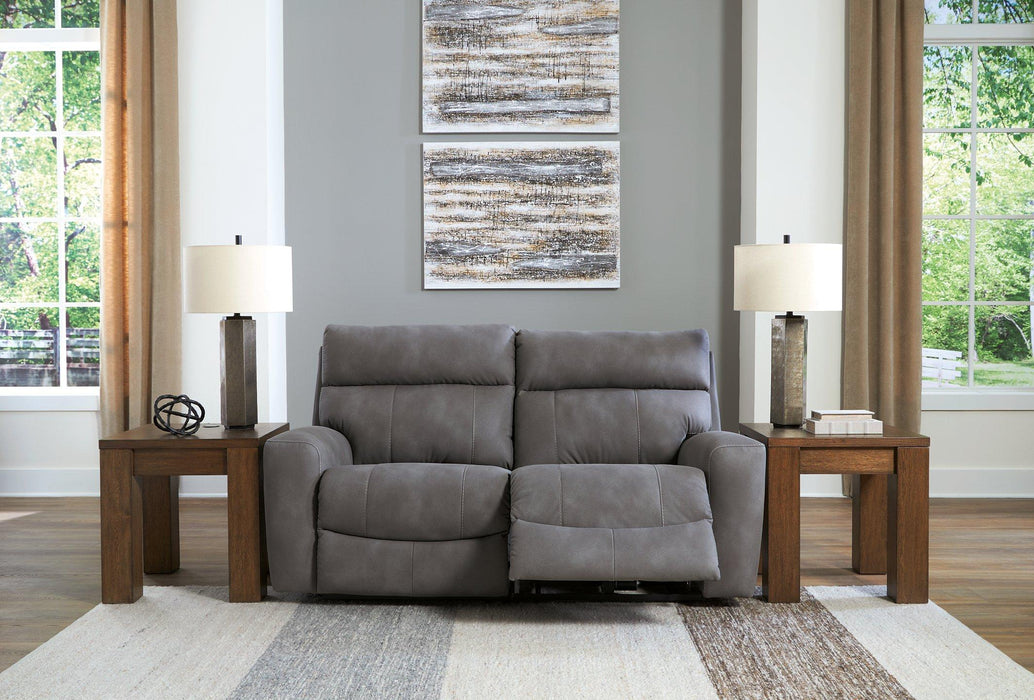 Next-Gen DuraPella Power Reclining Sectional Loveseat - Holmwood's Furniture & Design Center (Somersworth, NH)
