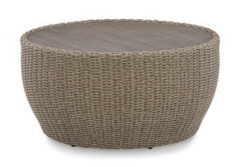 Danson Outdoor Occasional Table Set - Holmwood's Furniture & Design Center (Somersworth, NH)