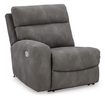 Next-Gen DuraPella Power Reclining Sectional Loveseat - Holmwood's Furniture & Design Center (Somersworth, NH)