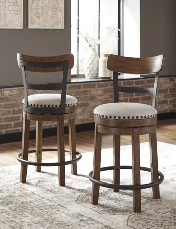Valebeck Counter Height Bar Stool - Holmwood's Furniture & Design Center (Somersworth, NH)