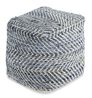 Chevron Pouf - Holmwood's Furniture & Design Center (Somersworth, NH)