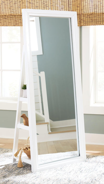 Evesen Floor Standing Mirror/Storage - Holmwood's Furniture & Design Center (Somersworth, NH)