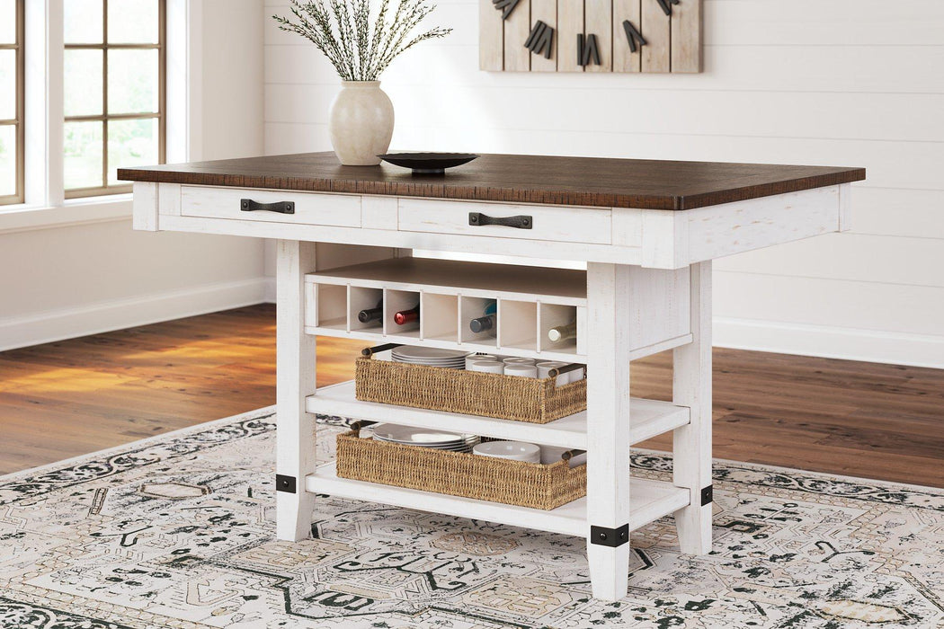 Valebeck Counter Height Dining Table - Holmwood's Furniture & Design Center (Somersworth, NH)