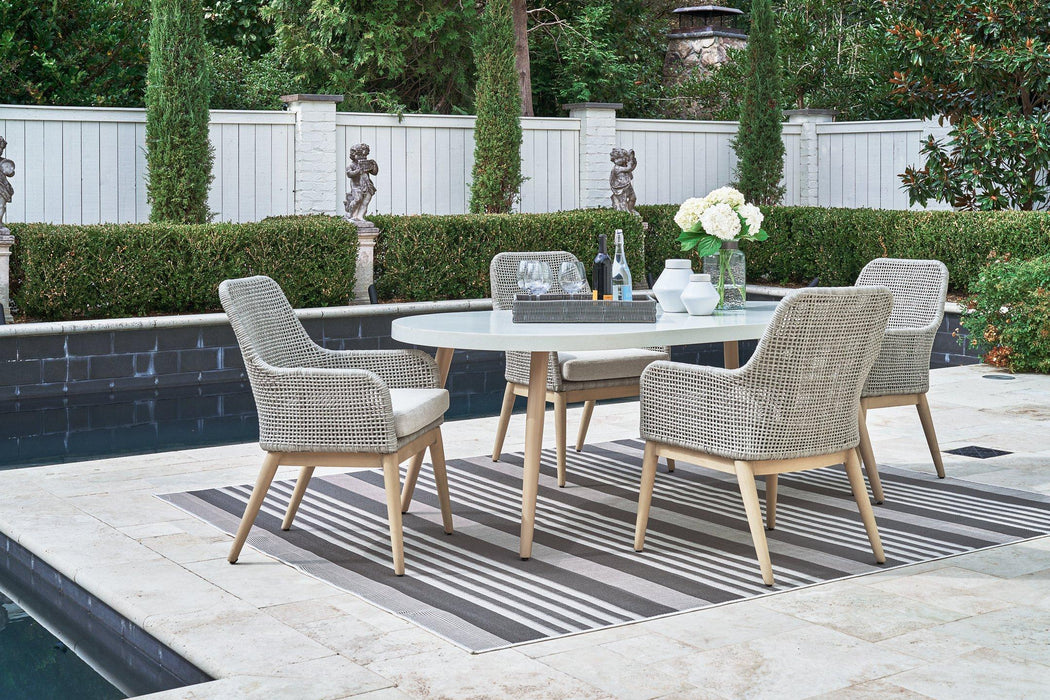 Seton Creek Outdoor Dining Package - Holmwood's Furniture & Design Center (Somersworth, NH)
