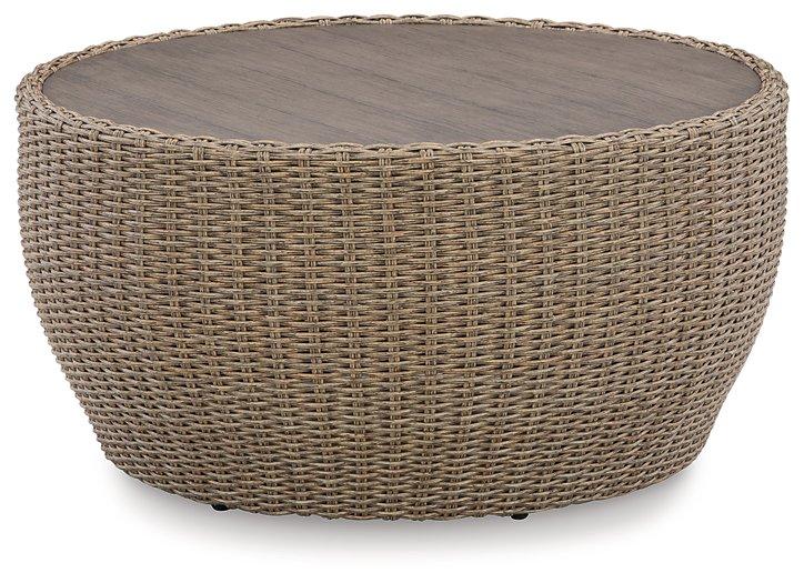 Danson Outdoor Occasional Table Set - Holmwood's Furniture & Design Center (Somersworth, NH)