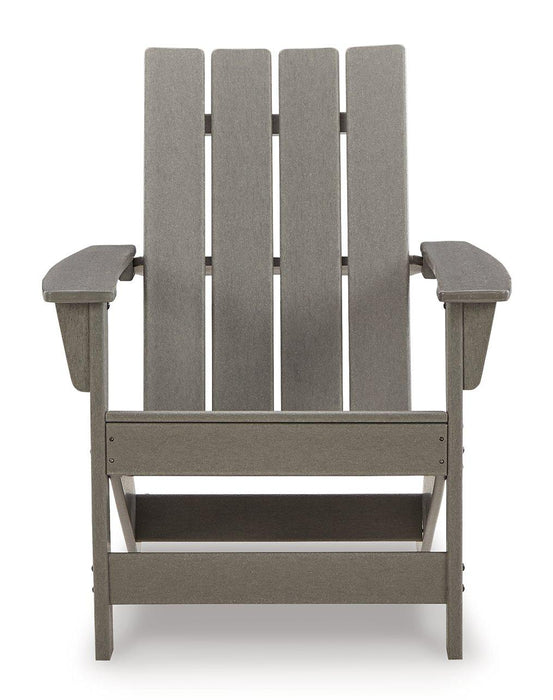 Visola Outdoor Adirondack Chair Set with End Table - Holmwood's Furniture & Design Center (Somersworth, NH)