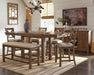 Moriville Counter Height Dining Set - Holmwood's Furniture & Design Center (Somersworth, NH)