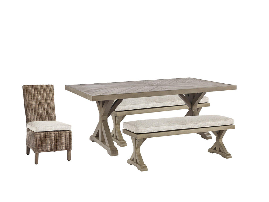 Beachcroft Outdoor Dining Set - Holmwood's Furniture & Design Center (Somersworth, NH)