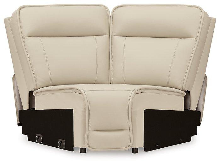 Double Deal Reclining Sectional with 2 Consoles - Holmwood's Furniture & Design Center (Somersworth, NH)