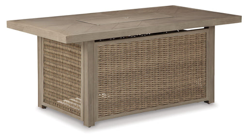 Beachcroft Outdoor Sofa, Lounge Chairs and Fire Pit - Holmwood's Furniture & Design Center (Somersworth, NH)
