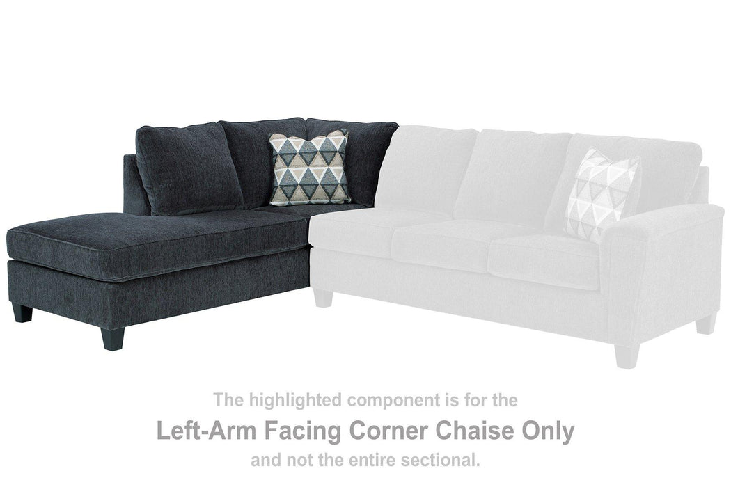 Abinger 2-Piece Sectional with Chaise - Holmwood's Furniture & Design Center (Somersworth, NH)