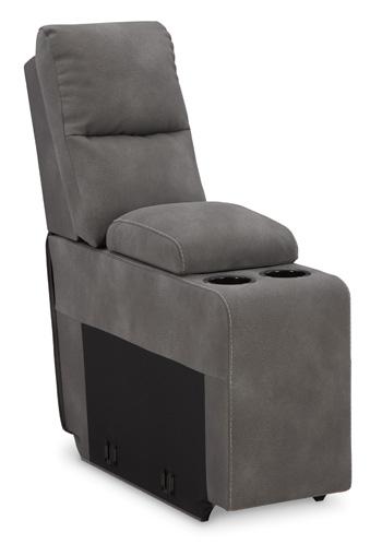Next-Gen DuraPella Power Reclining Sectional Loveseat with Console - Holmwood's Furniture & Design Center (Somersworth, NH)