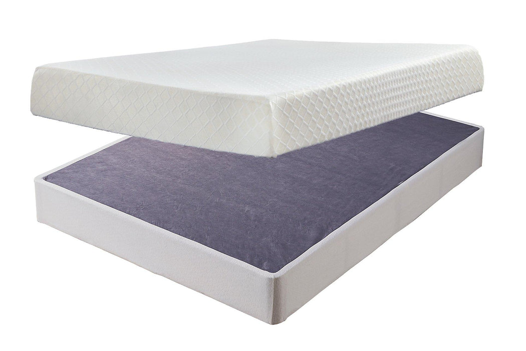 10 Inch Chime Memory Foam Mattress Set - Holmwood's Furniture & Design Center (Somersworth, NH)