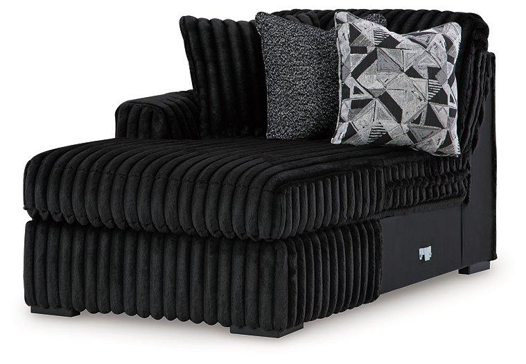 Midnight-Madness Sectional Sofa with Chaise - Holmwood's Furniture & Design Center (Somersworth, NH)