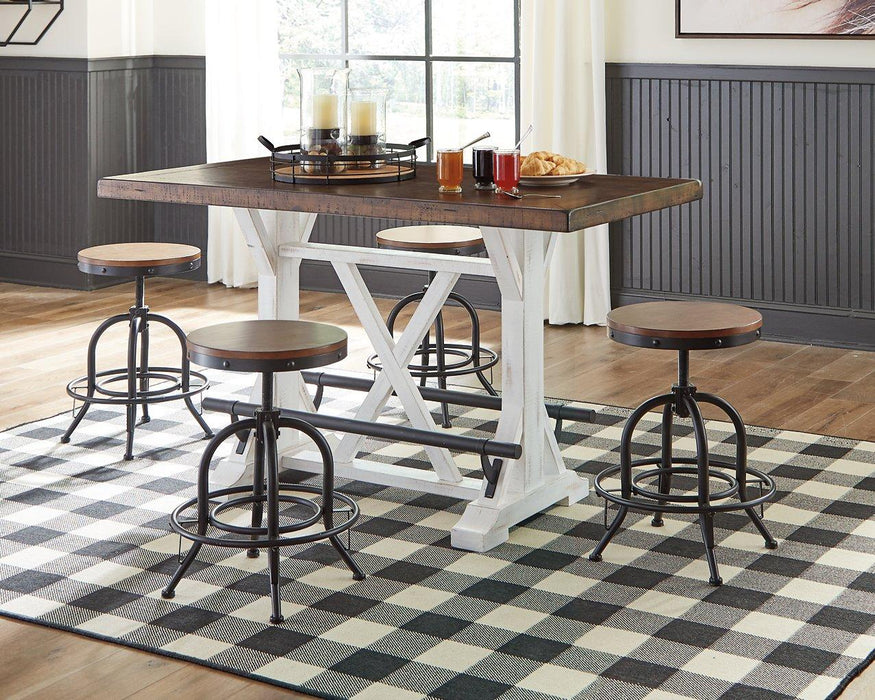 Valebeck Counter Height Dining Table - Holmwood's Furniture & Design Center (Somersworth, NH)