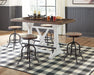 Valebeck Counter Height Dining Table - Holmwood's Furniture & Design Center (Somersworth, NH)