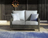 Elite Park Outdoor Loveseat, Lounge Chairs and Cocktail Table - Holmwood's Furniture & Design Center (Somersworth, NH)