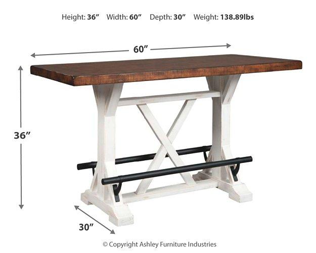 Valebeck Counter Height Dining Table - Holmwood's Furniture & Design Center (Somersworth, NH)